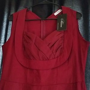 NWT XXL Red Sleeveless Dress